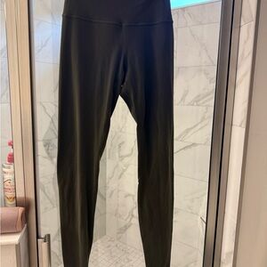 Lululemon Olive Green High-Waisted Align Leggings